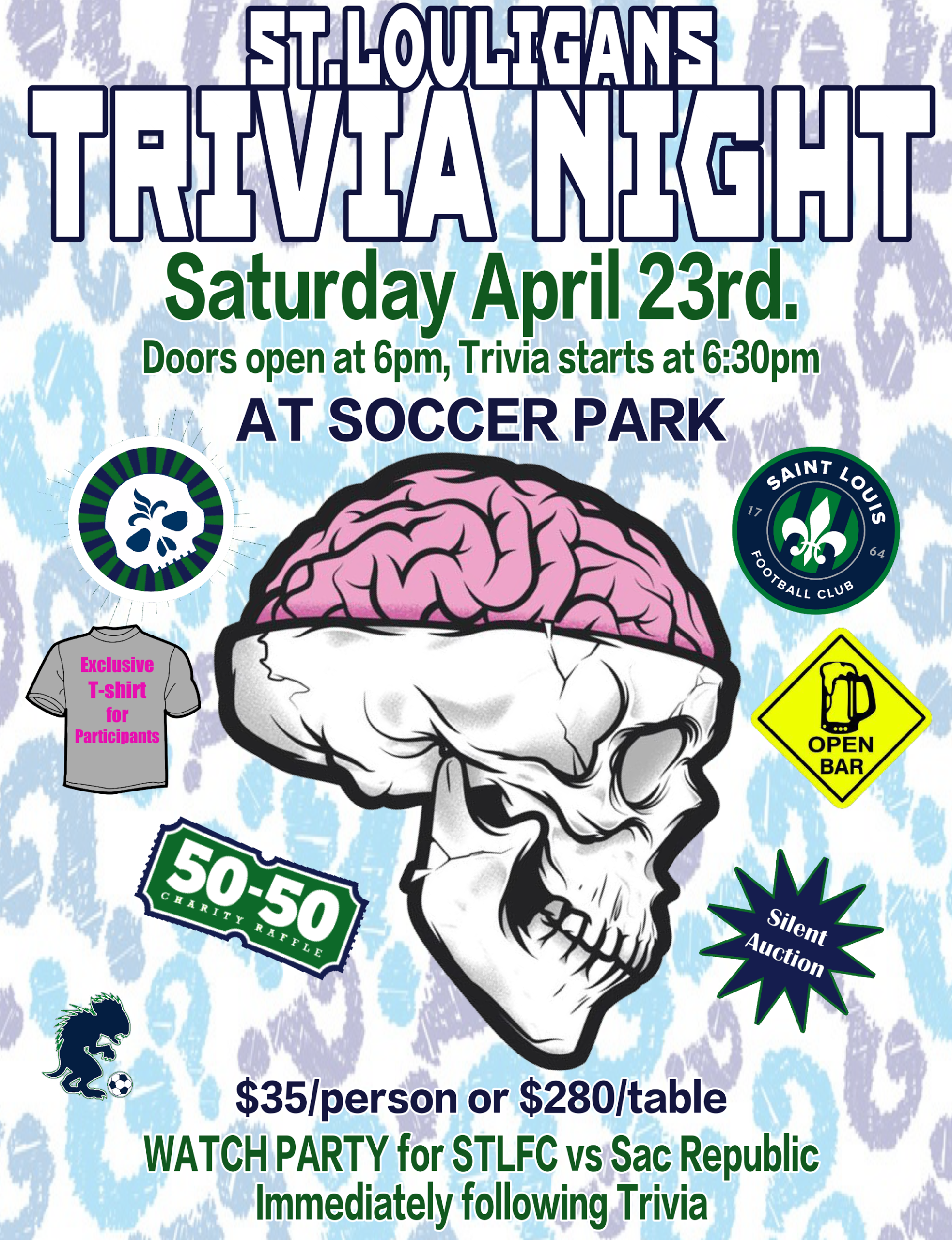 Trivia Night Table Registration